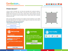 Tablet Screenshot of genfavicon.com